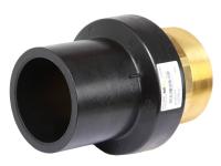 Переход ПЭ/ЛАТУНЬ PN16 SDR11 PE100 D110X4" наружная резьба