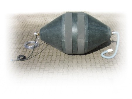 Пневматическое заглушающее перекрытие LAMPE тип 1-400, со специальным уплотнением, 150-400 мм.