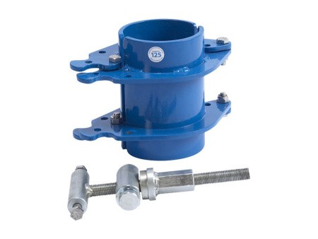 Выпрямитель после передавливания ПЭ труб диаметром 110 мм