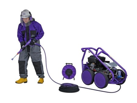 Автономный аппарат сверхвысокого давления wheel jet 11 300 -18-0-p